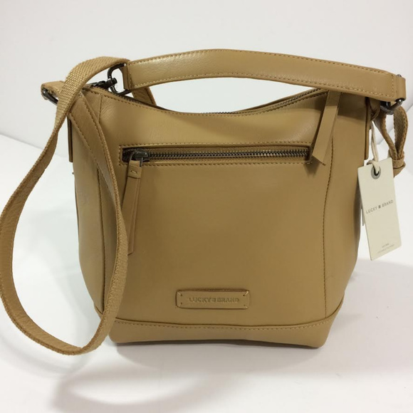 Lucky Brand Handbags - New Lucky Dori Bucket Leather Crossbody Bag